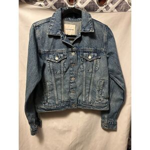 NWT Lucky Brand Woman Trucker Denim Jacket Medium Wash Size Small